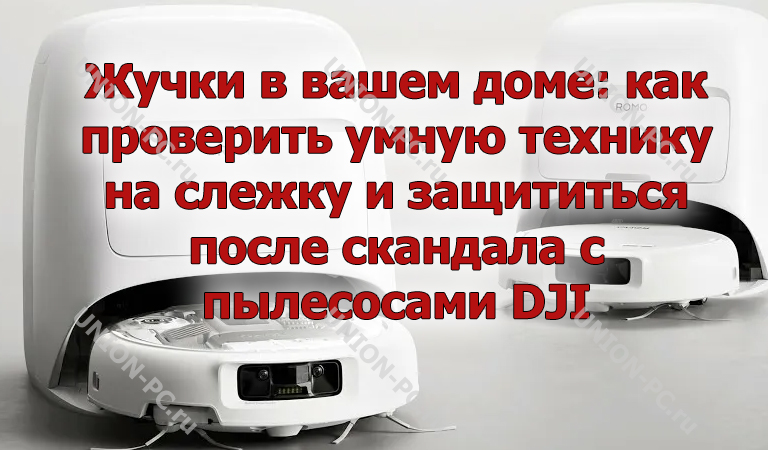 Жучки в вашем доме: как проверить умную технику на слежку и защититься после скандала с пылесосами DJI